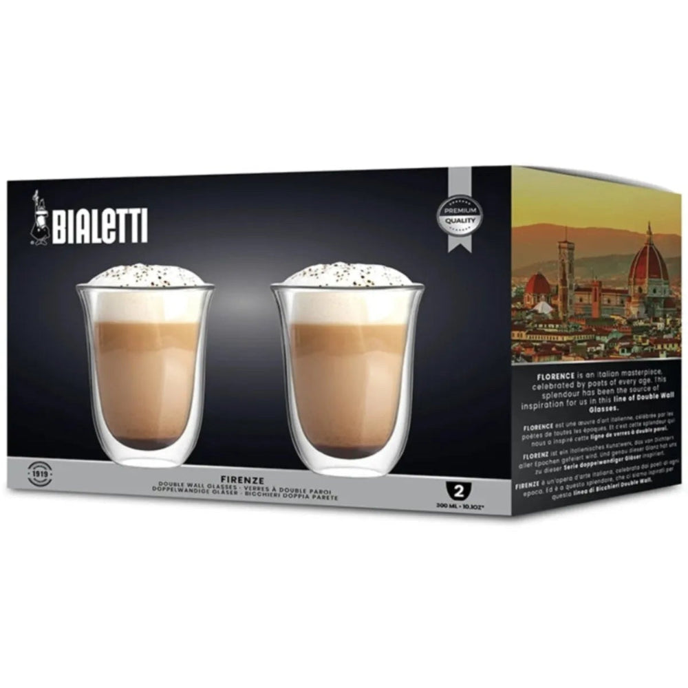 Bialetti Set 2'li Çift Cam Bardak 300 ml