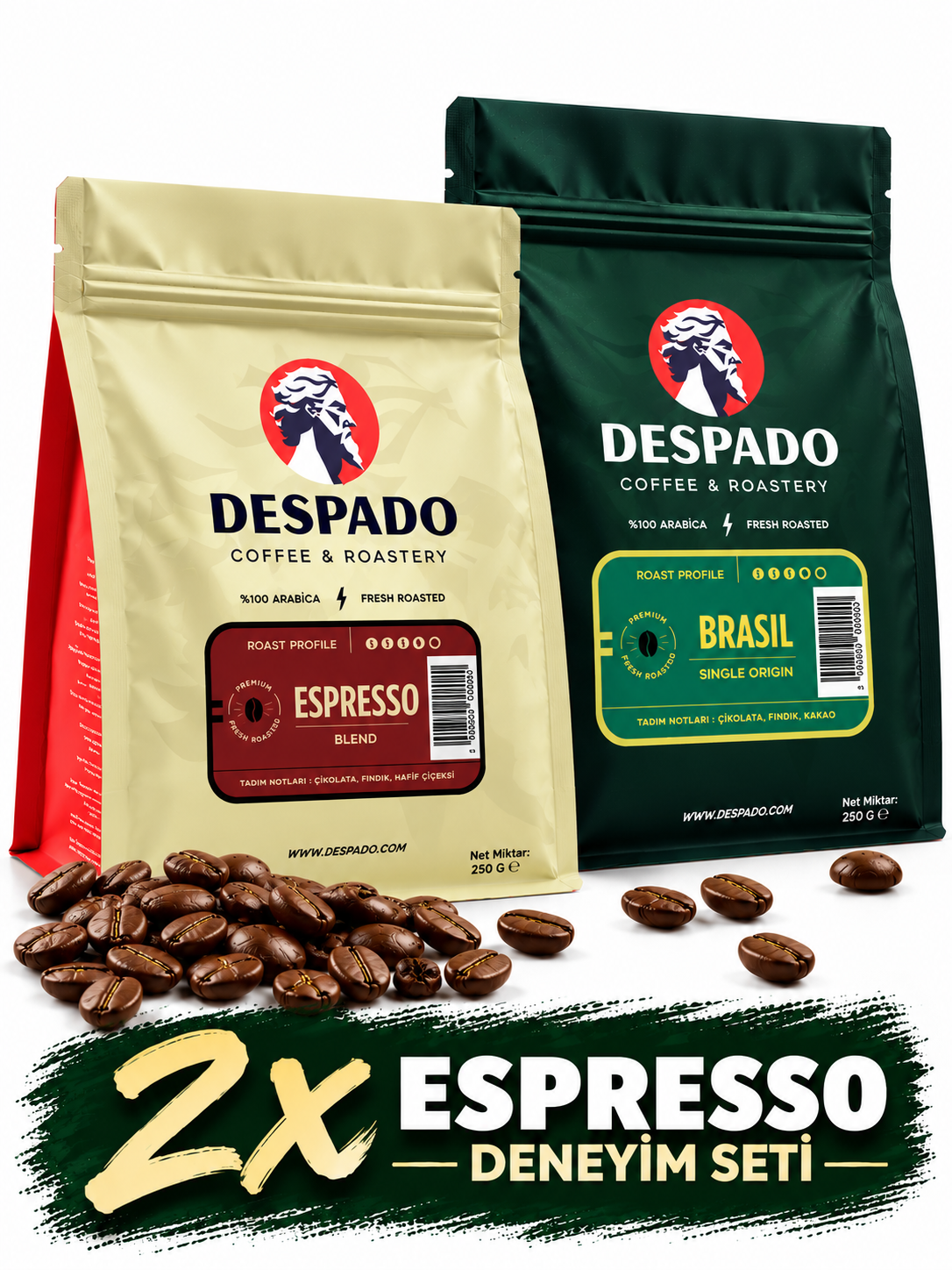 Despado Coffee 2'li Espresso Deneyim Seti