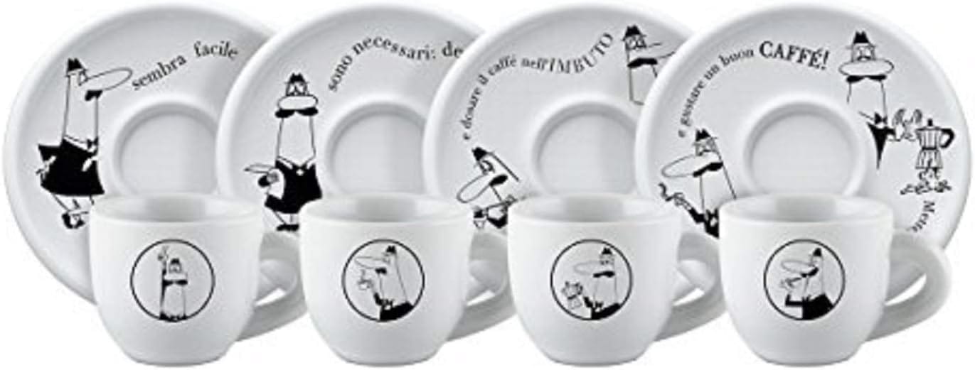 Bialetti Set 4'lü Carosello Espresso Fincan Seti