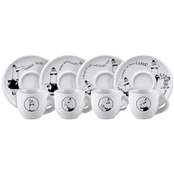 Bialetti Set 4'lü Carosello Espresso Fincan Seti