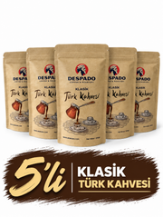Despado Klasik Türk Kahvesi 100 Gr 5'li Avantaj Paketi