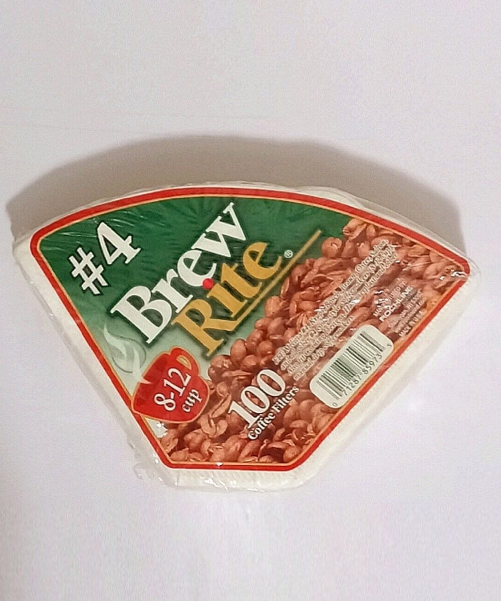 Brew Rite 1X4 Filtre Kahve Kağıdı 100 Adet Beyaz