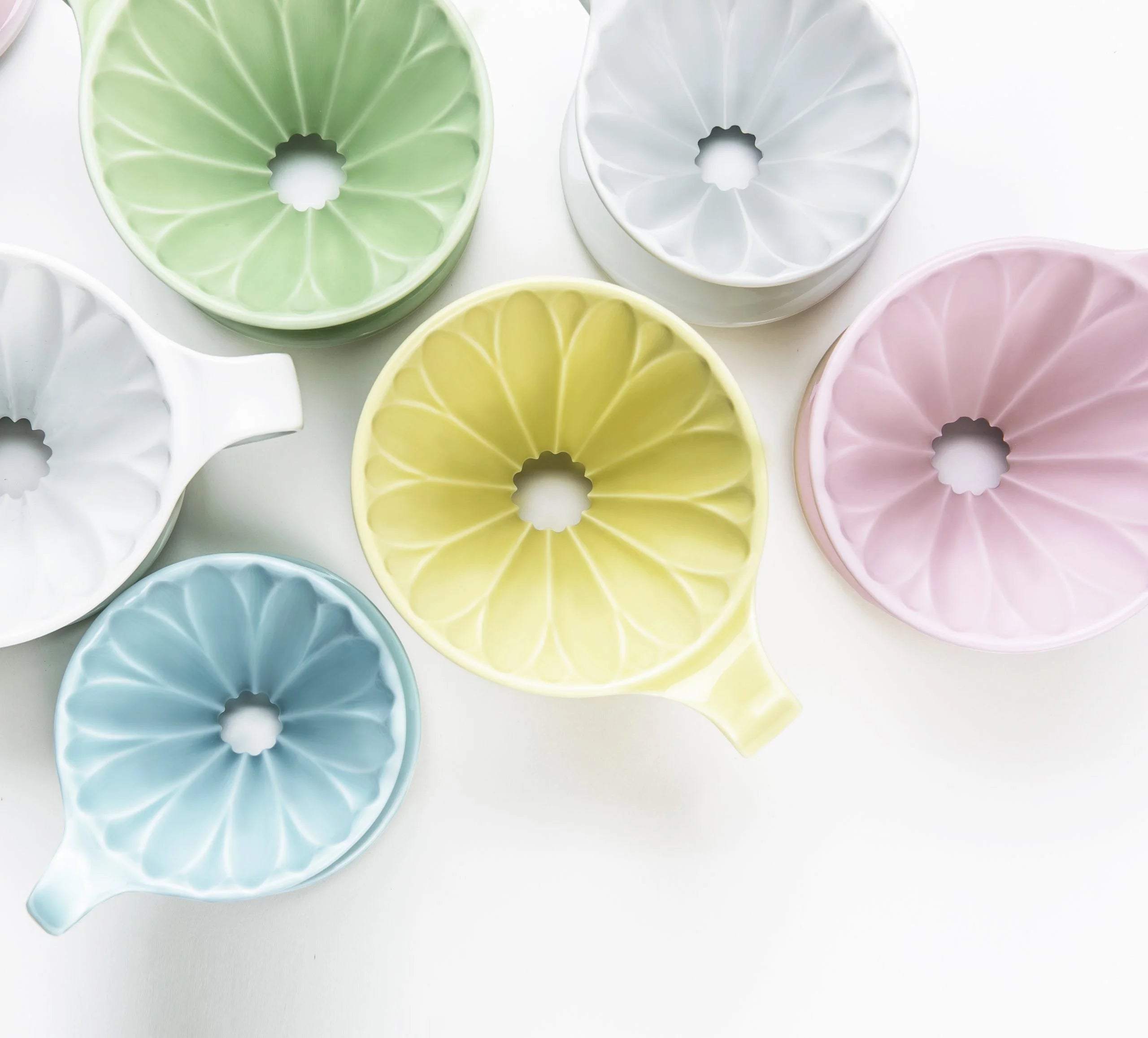 Cafec Flower Dripper Cup4 ( Mavi )