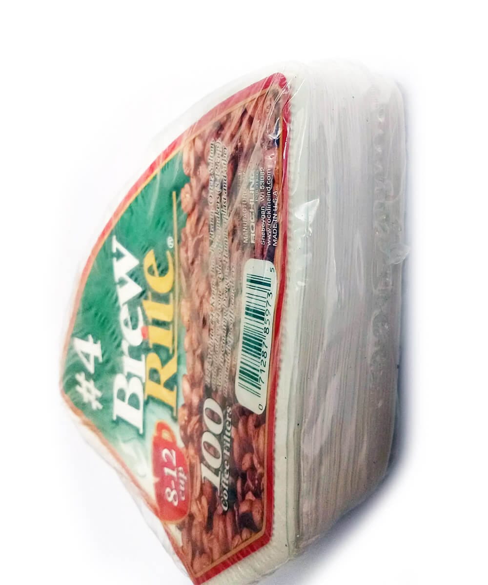 Brew Rite 1X4 Filtre Kahve Kağıdı 100 Adet Beyaz