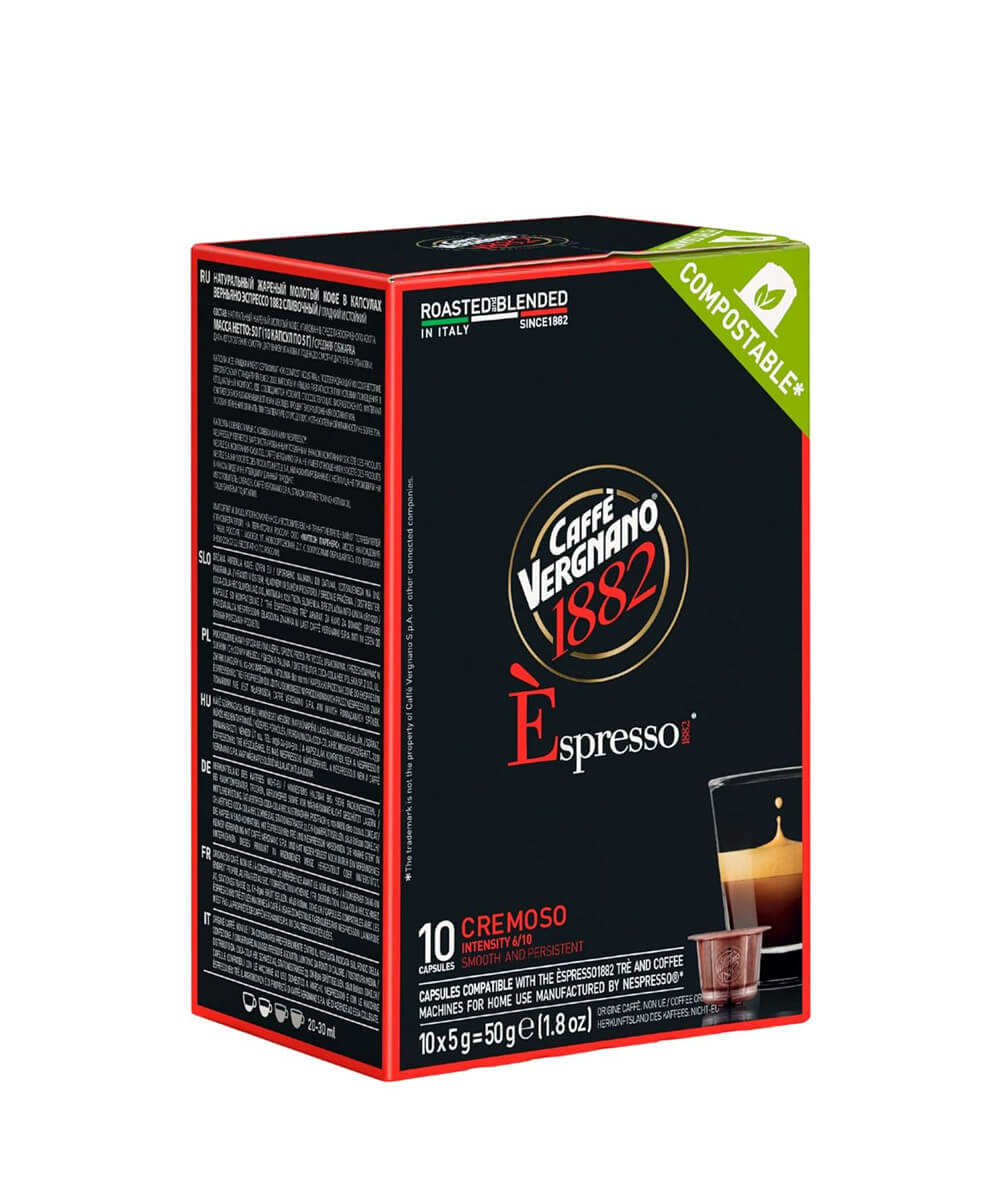 Caffe Vergnano Espresso Cremoso 10'lu Kapsül Kahve
