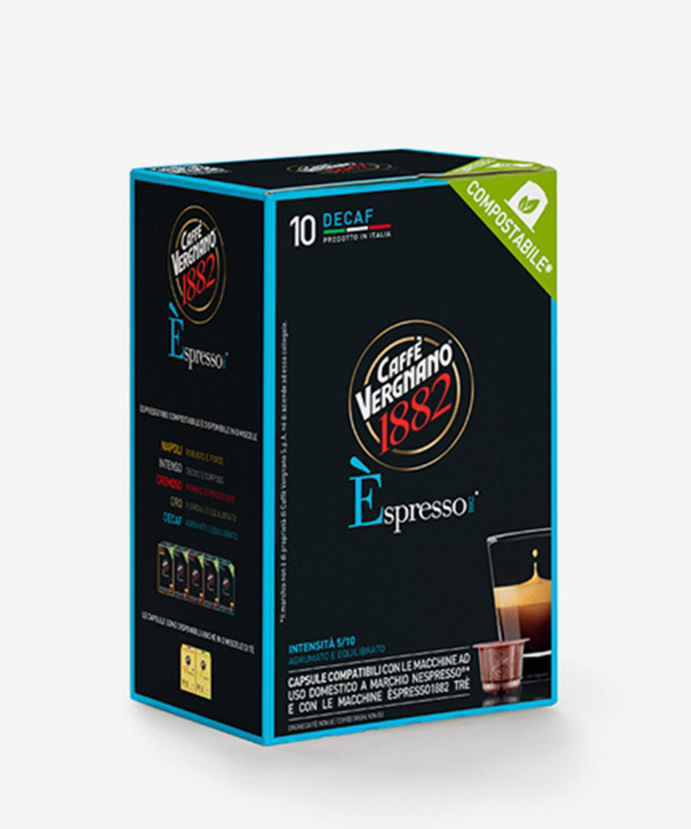 Caffe Vergnano Espresso Decaf 10'lu Kafeinsiz Kapsül Kahve