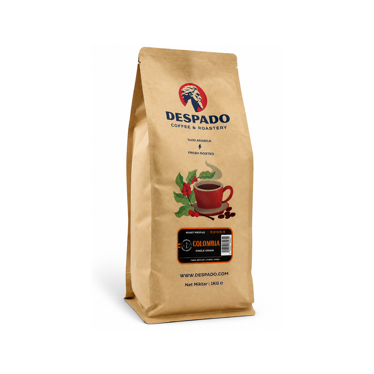 Despado Coffee Colombia Single Origin Kahve 1 Kg