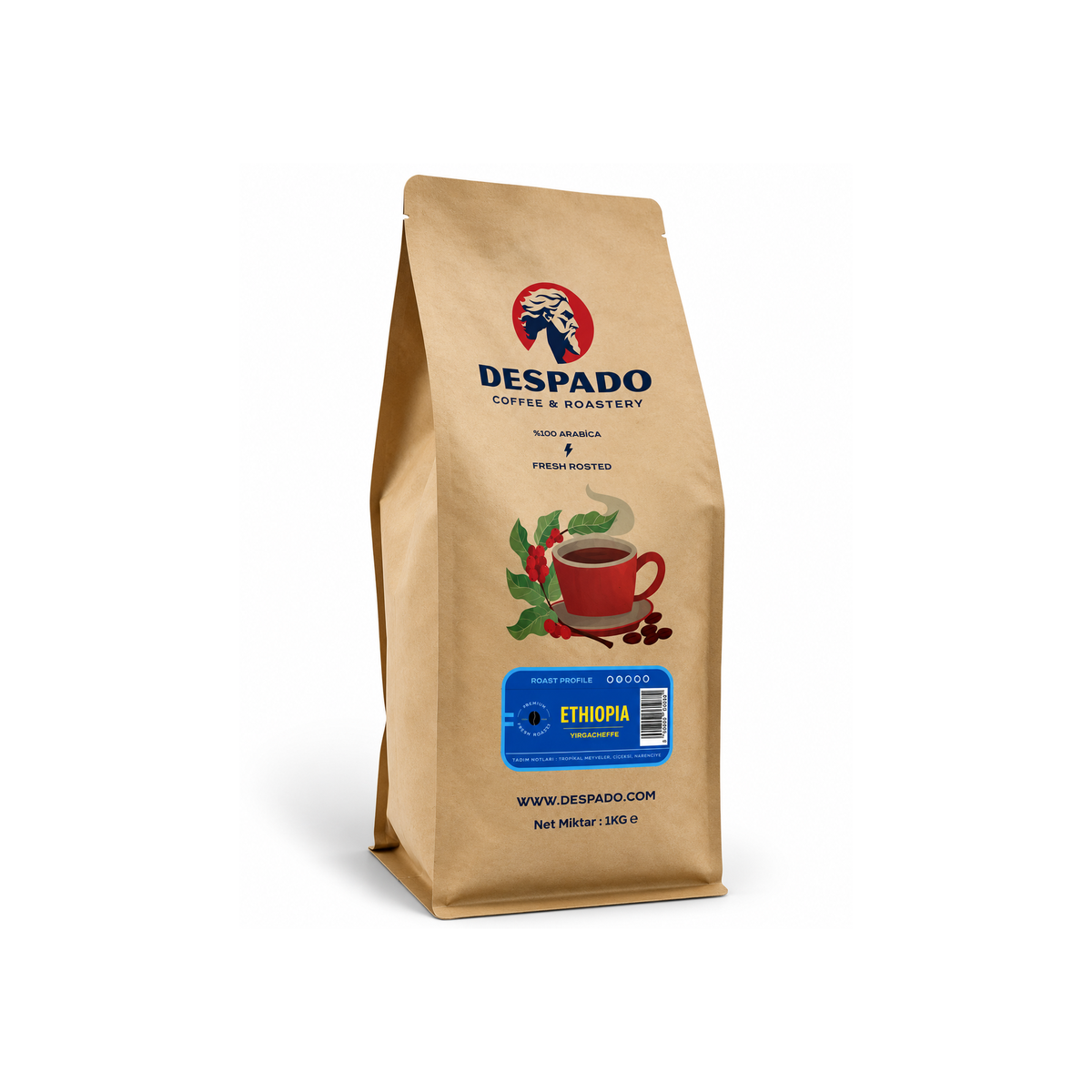 Despado Coffee Ethiopia Yirgacheffe Kahve 1 Kg