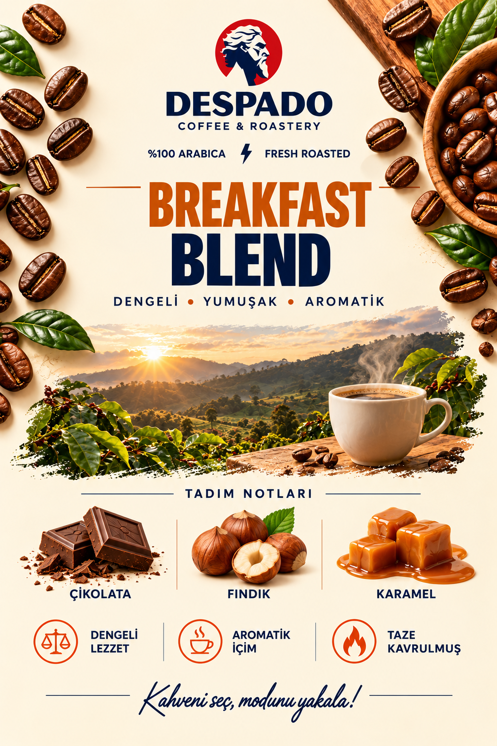 Despado Coffee Breakfast Blend 250 Gr