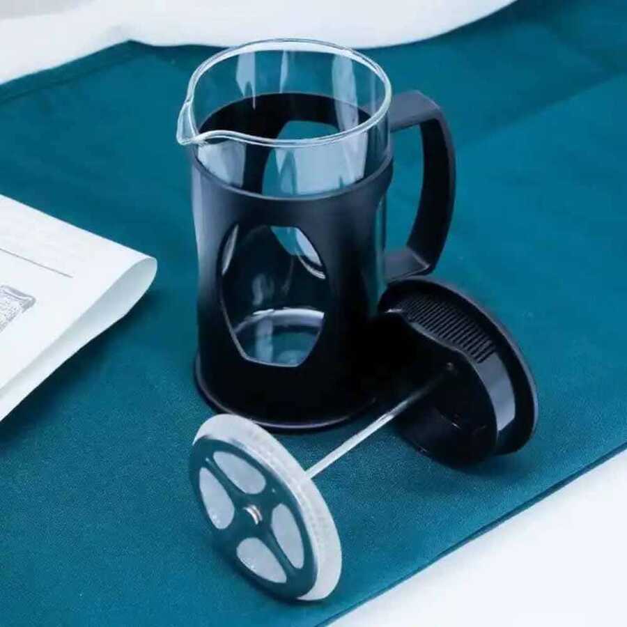 Epinox French Press 3 Cup Siyah Plastik 350 Ml