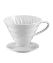 Epinox V60 Seramik Kahve Demleme Dripper Beyaz