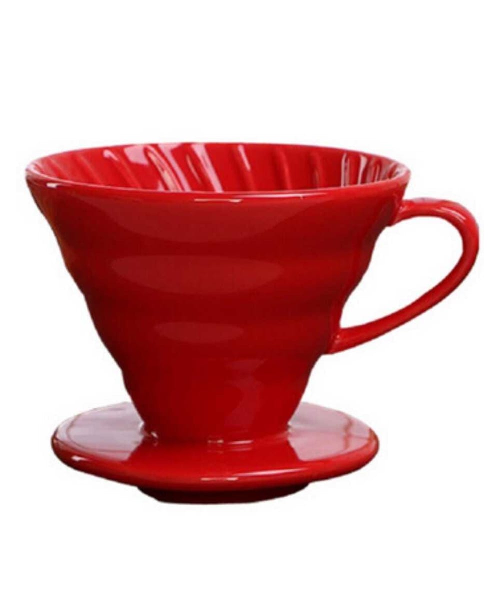 Epinox V60 Seramik Kahve Demleme Dripper Kırmızı