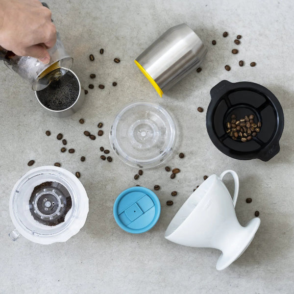 Hario Miolove Mug Paslanmaz Çelik Bardak Siyah