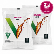 Hario V60 01 Filtre Kağıdı 2'li paket 200 adet