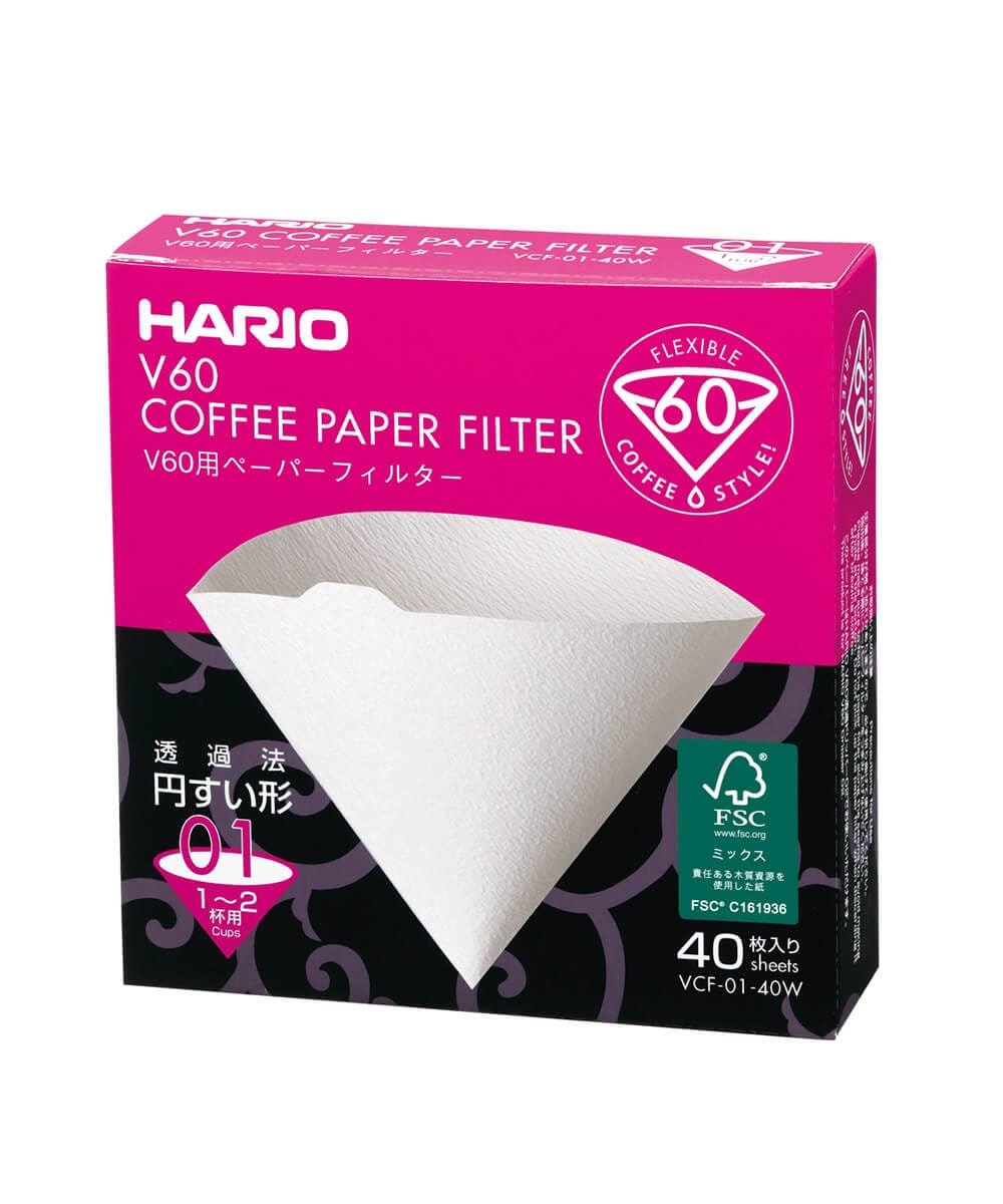 Hario V60 01 Dripper Filtre Kağıdı 40 Adet