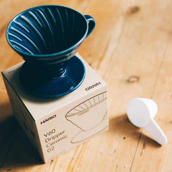 Hario V60 02 Seramik Dripper (Indigo Mavisi)