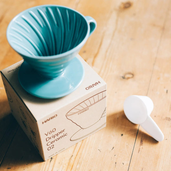 Hario V60 02 Seramik Dripper (Turkuaz)
