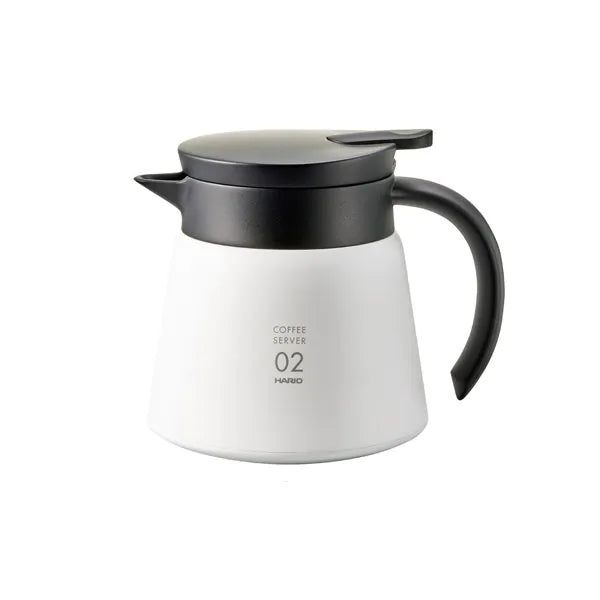 Hario V60 02 Yalıtımlı Paslanmaz Servis Sürahisi Beyaz