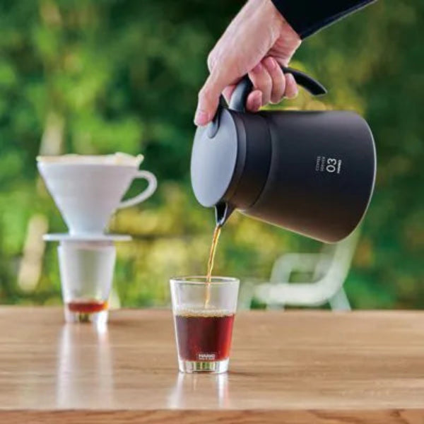 Hario V60 03 Yalıtımlı Paslanmaz Servis Sürahisi Siyah