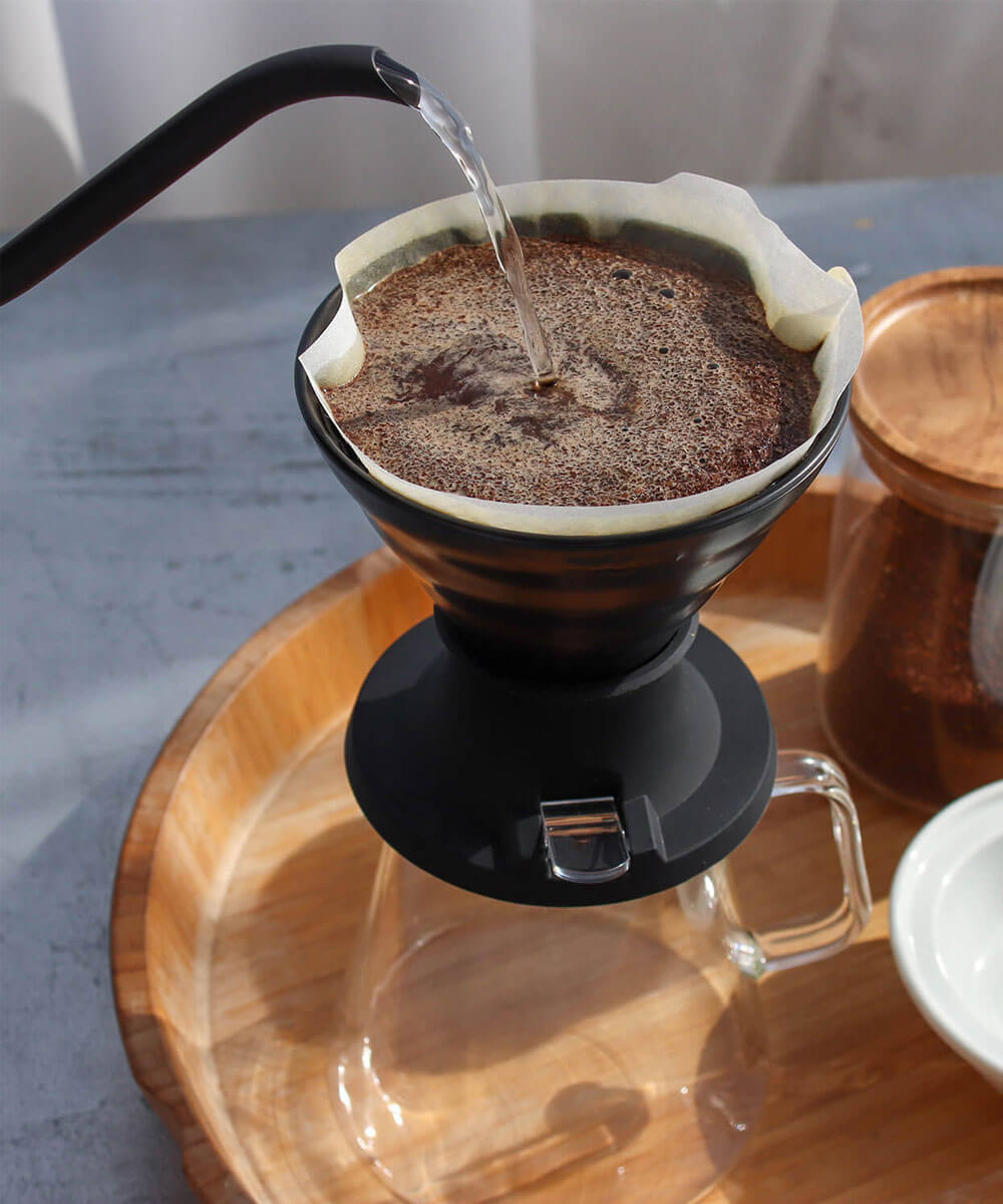 Hario V60 Immersion Ceramic Dripper SWITCH ( Siyah )