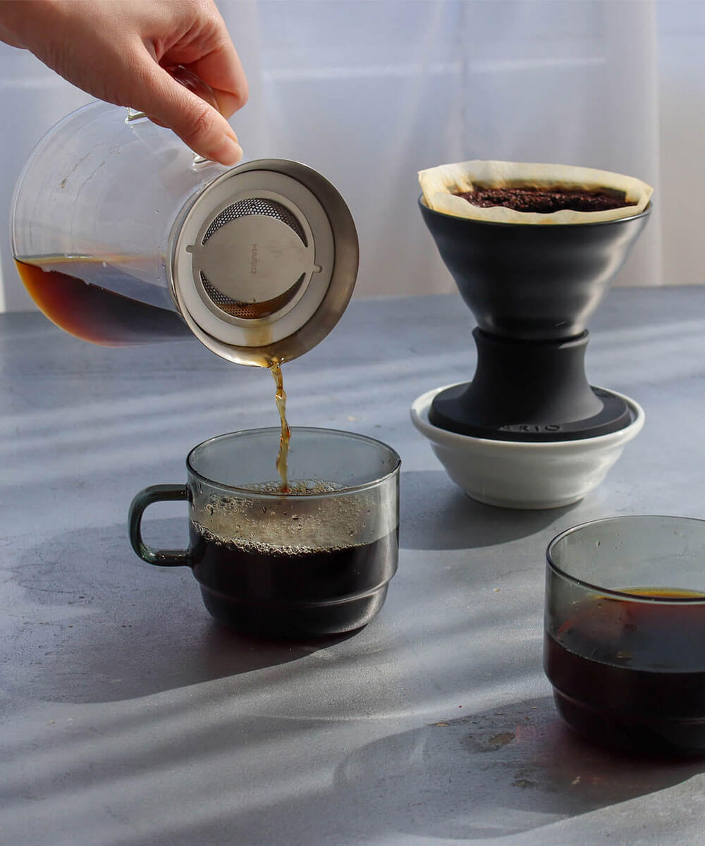 Hario V60 Immersion Ceramic Dripper SWITCH ( Siyah )