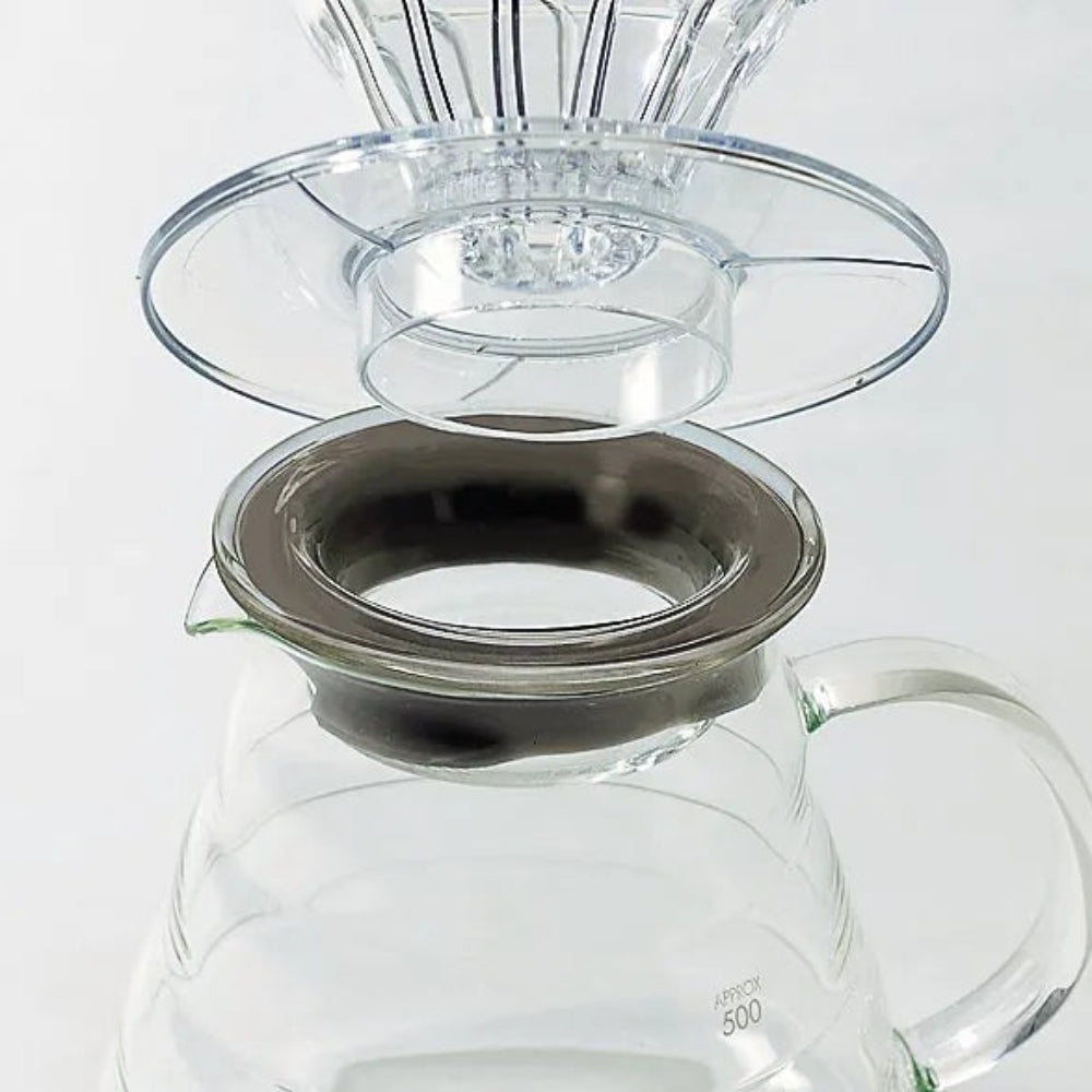 Hario V60 Glass Server Servis Sürahisi (Şeffaf, 600 ml)