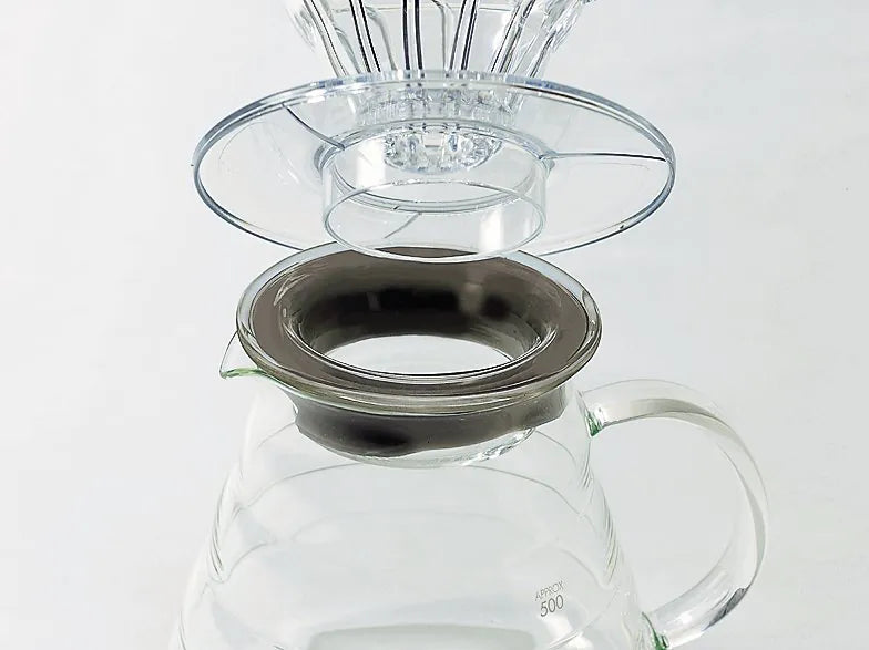 Hario V60 Glass Server Servis Sürahisi (Şeffaf, 600 ml)