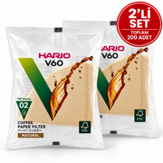 Hario V60 02 Filtre Kağıdı Naturel 2'li Paket