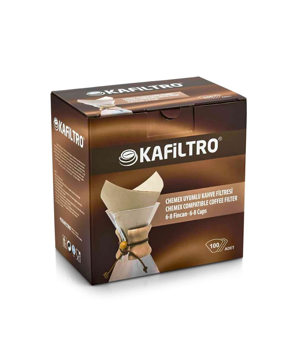 Kafiltro Chemex Uyumlu Kahve Filtre Kağıdı (6-8 Fincan)
