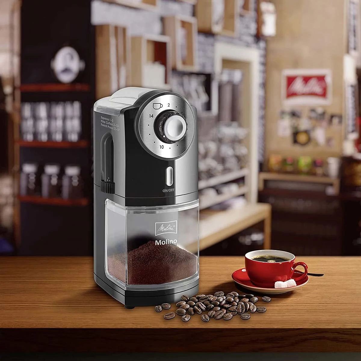 Melitta Molino Elektrikli Kahve Öğütücüsü Siyah