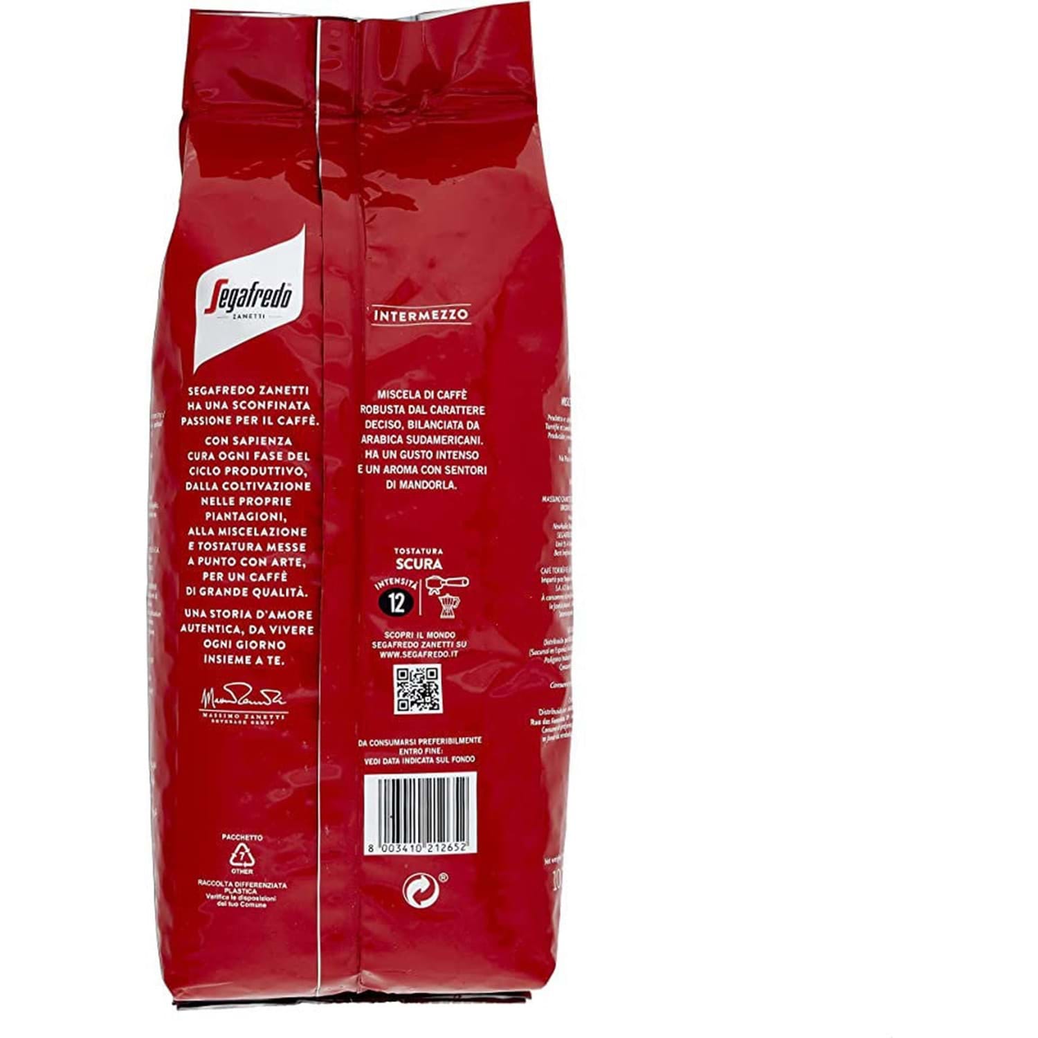 Segafredo Zanetti İntermezzo Çekirdek Kahve 500 Gr