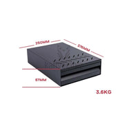 Epinox Siyah Metal Kahve Posa Çekmecesi