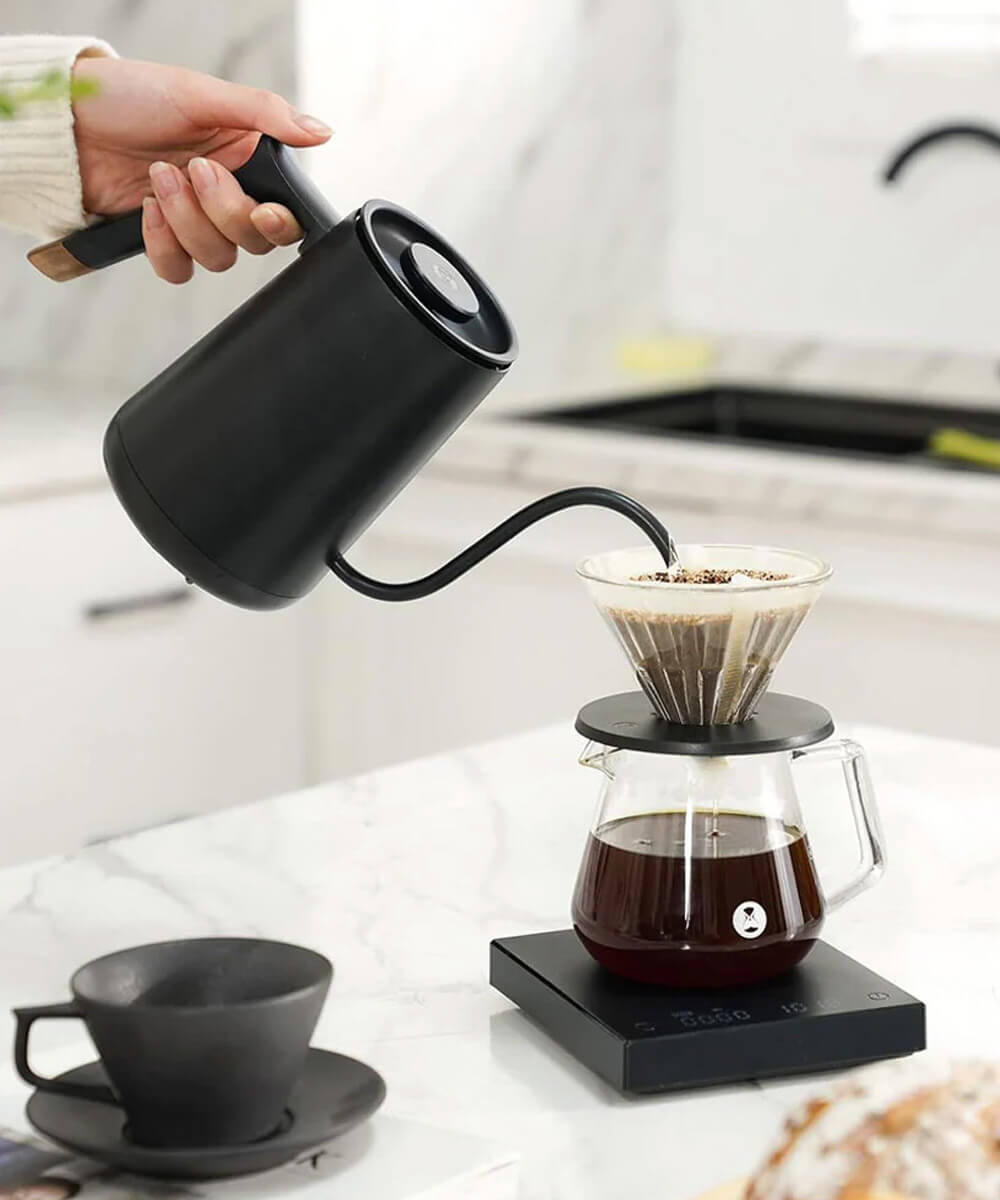 Timemore Fish Pour-Over Elektrikli Isı Ayarlı Gooseneck Kettle