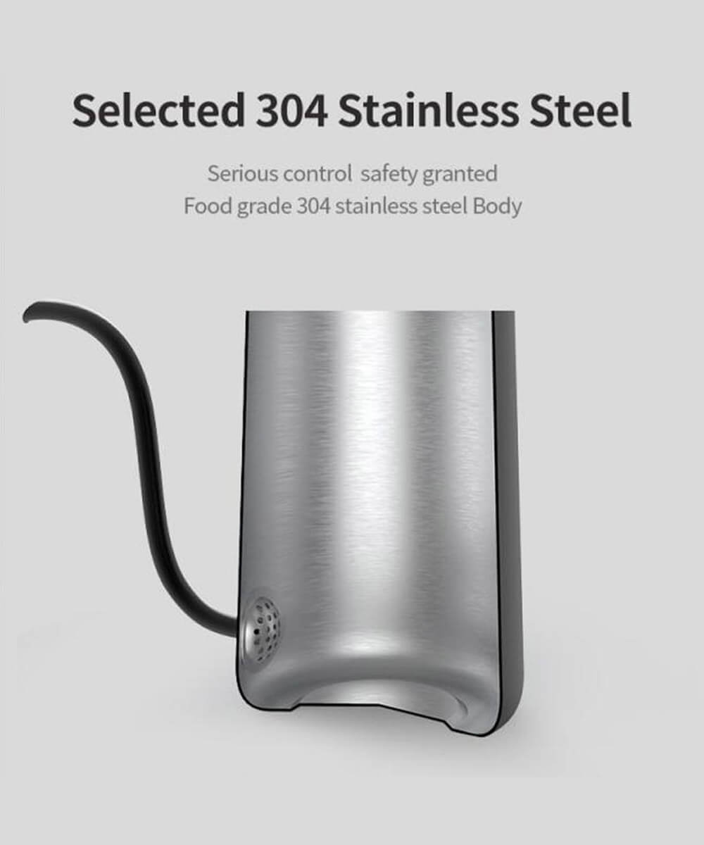 Timemore Fish Pour Over Kettle 700 ml Siyah Renk