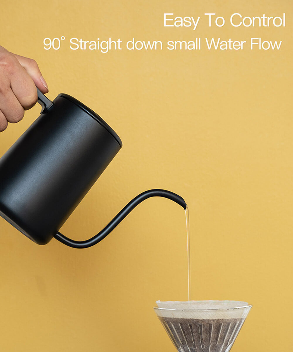 Timemore Fish Pour Over Kettle 700 ml Siyah Renk