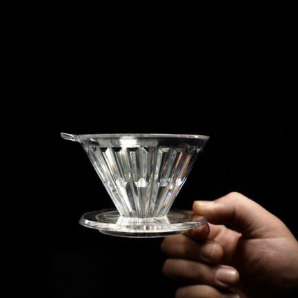 Timemore Crystal Eye 02 V60 Plastik Dripper, 4 Fincan