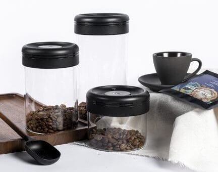 Timemore Vakumlu Cam Kahve Saklama Kabı, 800 ml