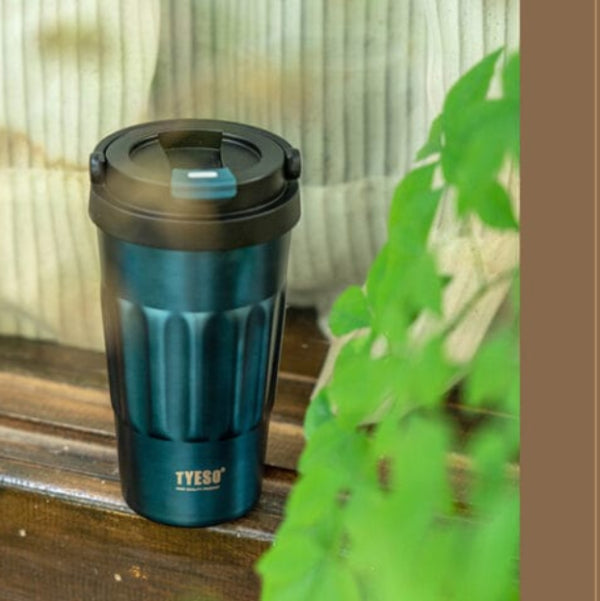 Tyeso Coffe Mug Vakumlu Paslanmaz Çelik Taşıma Kulplu 500ML