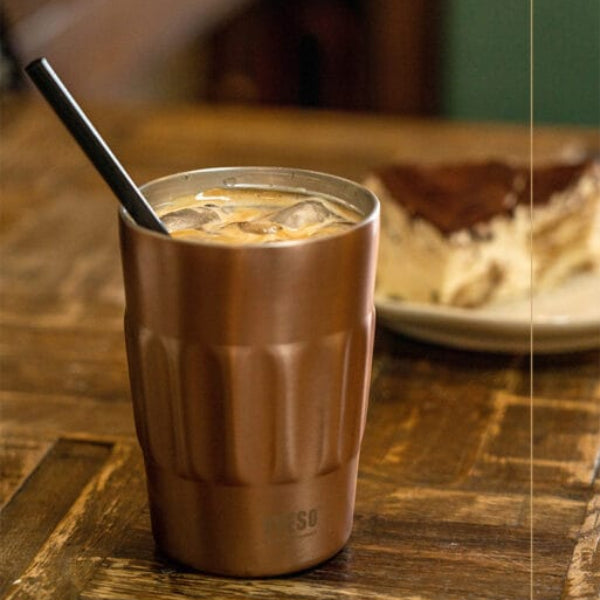 Tyeso Coffe Mug Vakumlu Paslanmaz Çelik 400 ML Taşıma Kulplu