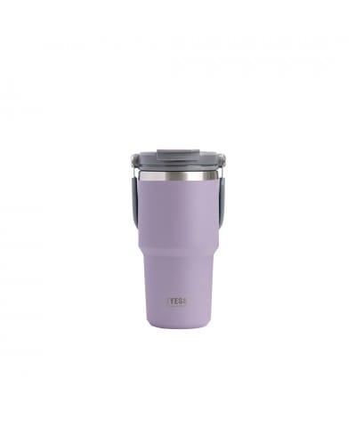Mor Renkli Tyeso DailyNeed Çelik Kahve Termosu Vakumlu 600ml