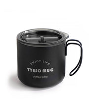 Tyeso Fiery Coffe Mug Paslanmaz Çelik Termal Kapaklı 350ML