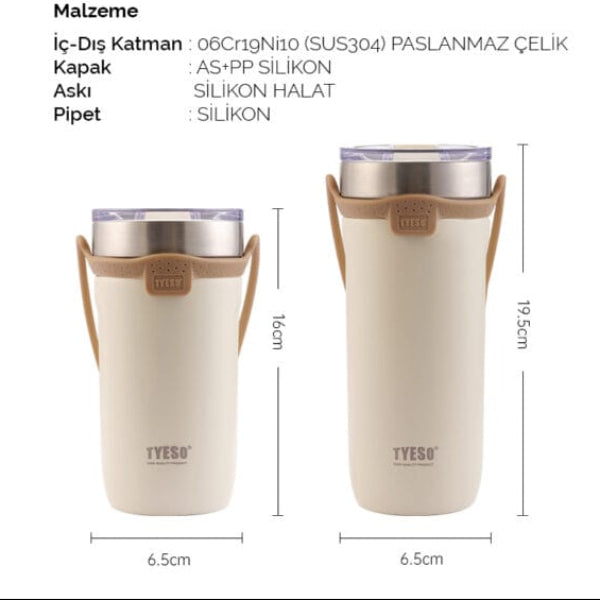 Tyeso SoulMate Tumbler Silikon Askı 550 ML