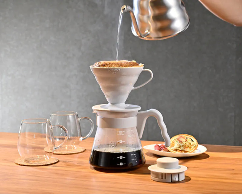 Hario V60 02 Kahve Demleme Seti Gri