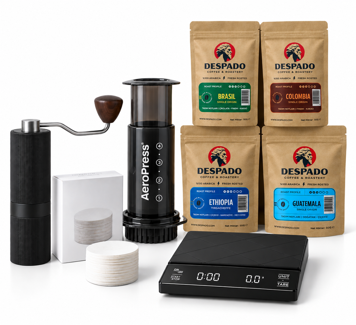 Despado Coffee AeroPress Kahve Başlangıç Seti