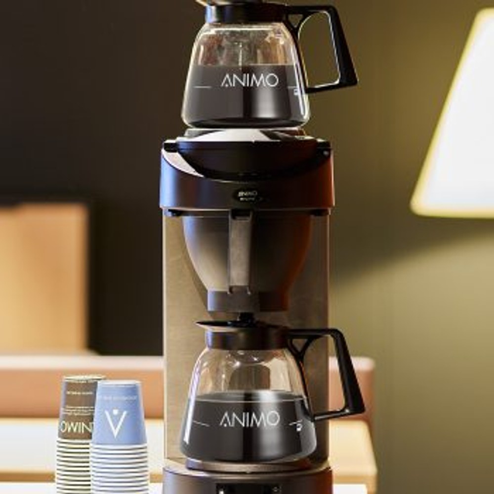Animo M100 Manuel Dolum Filtre Kahve Makinesi, 2 Cam Potlu - Kahvemod (4)