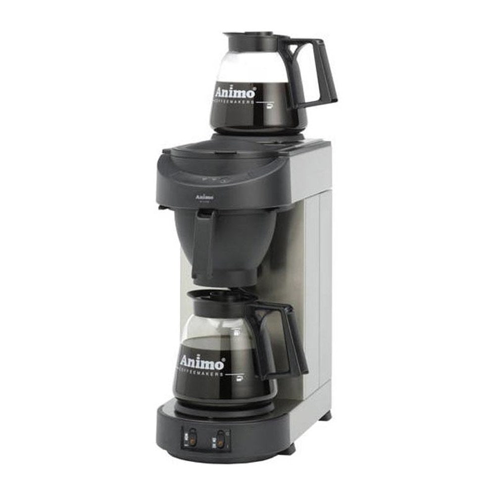 Animo M100 Manuel Dolum Filtre Kahve Makinesi, 2 Cam Potlu - Kahvemod