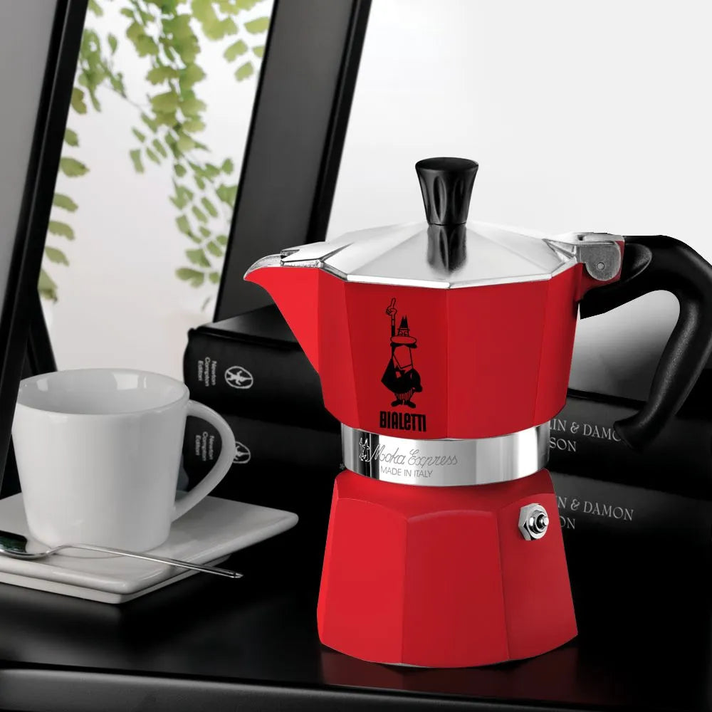 Bialetti Moka Pot Express Kırmızı 6 Cup