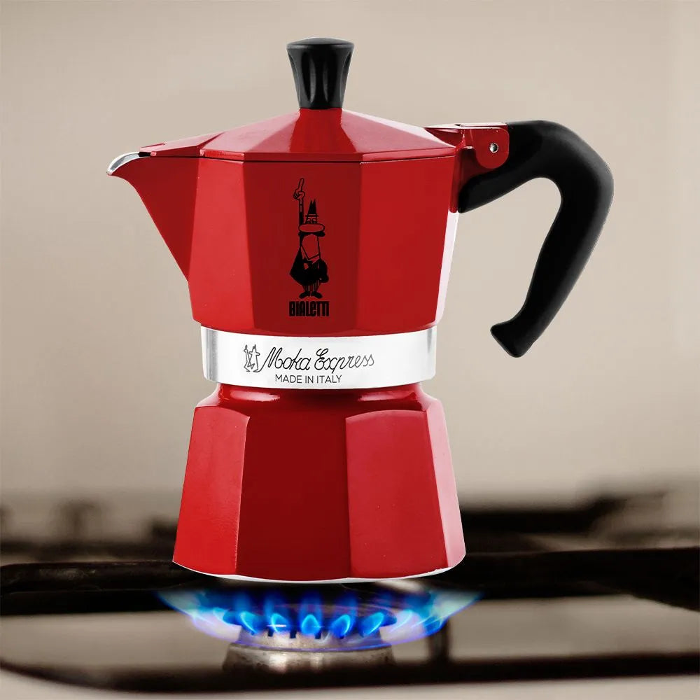 Bialetti Moka Pot Express Kırmızı 6 Cup