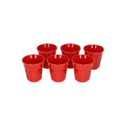 Bialetti Kırmızı Espresso Fincan Set (6 Adet)