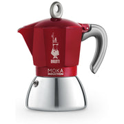 Bialetti İndüksiyon Kırmızı Moka Pot (4 cup)